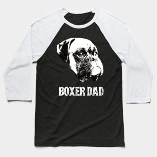 Boxer Dog Dad Baseball T-Shirt